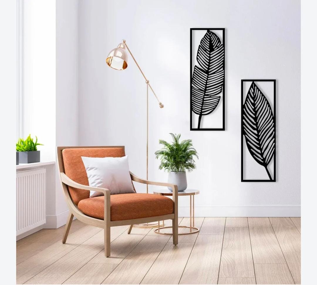 Metal Leaf Decoration Pieces