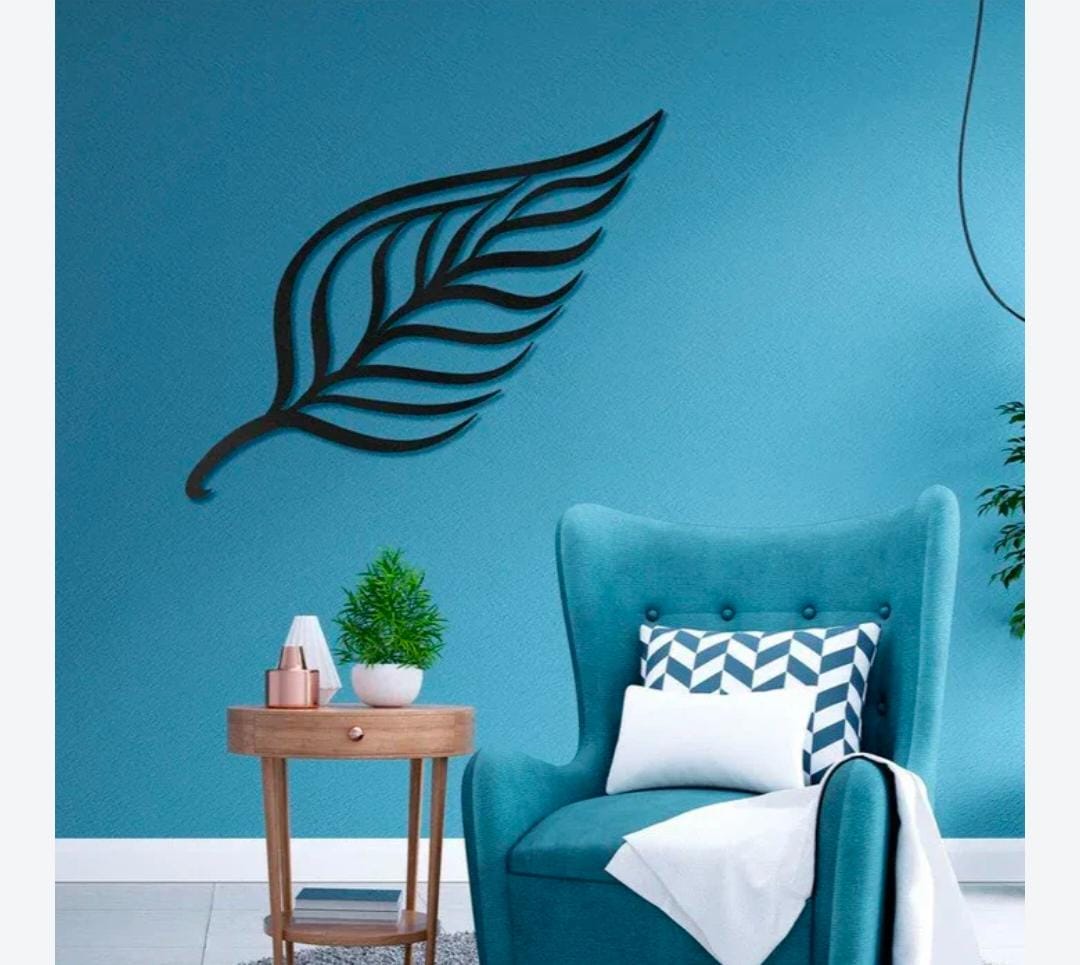 Metal leaf decoration