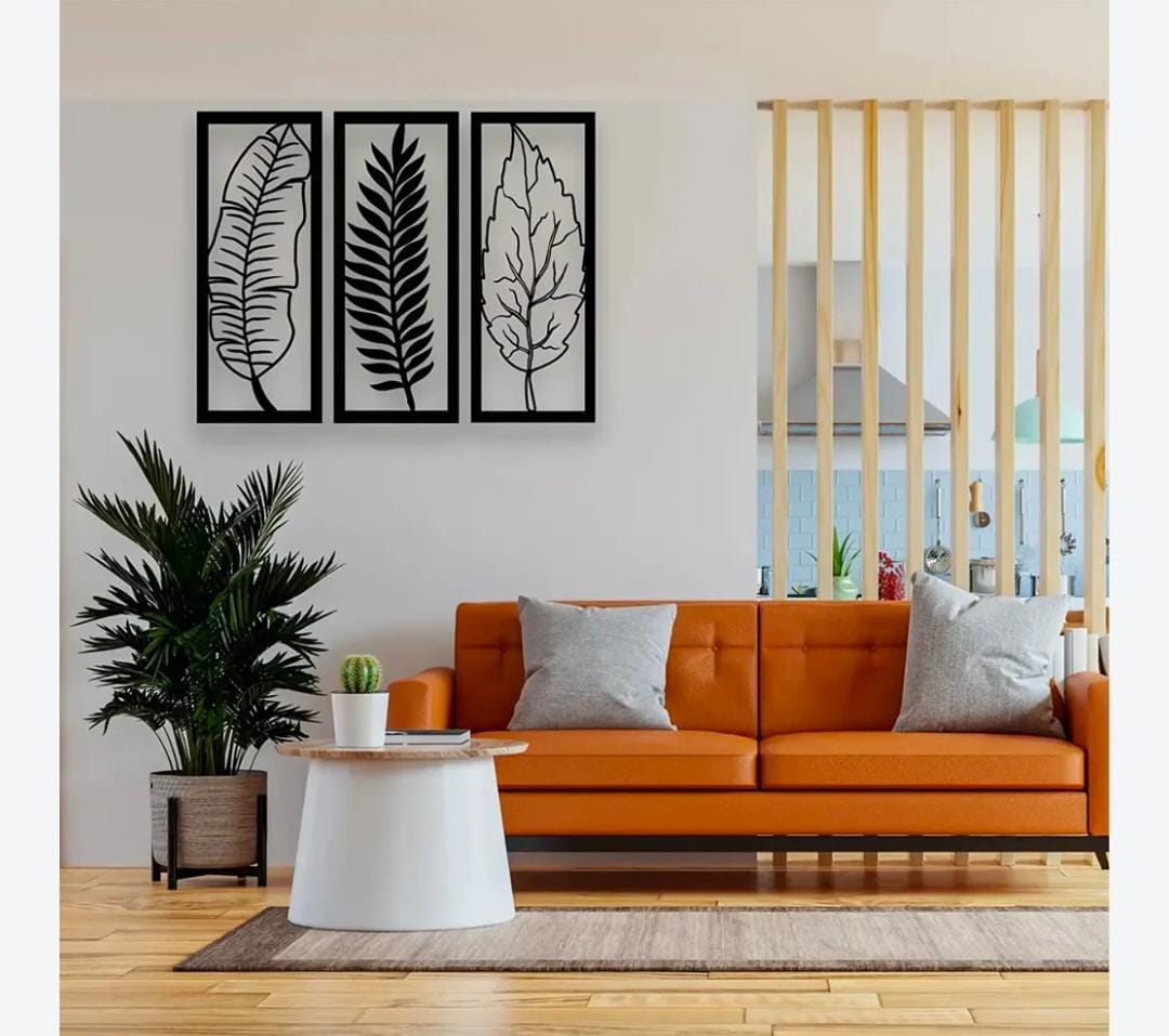 Leaf Shape Metal wall decorations